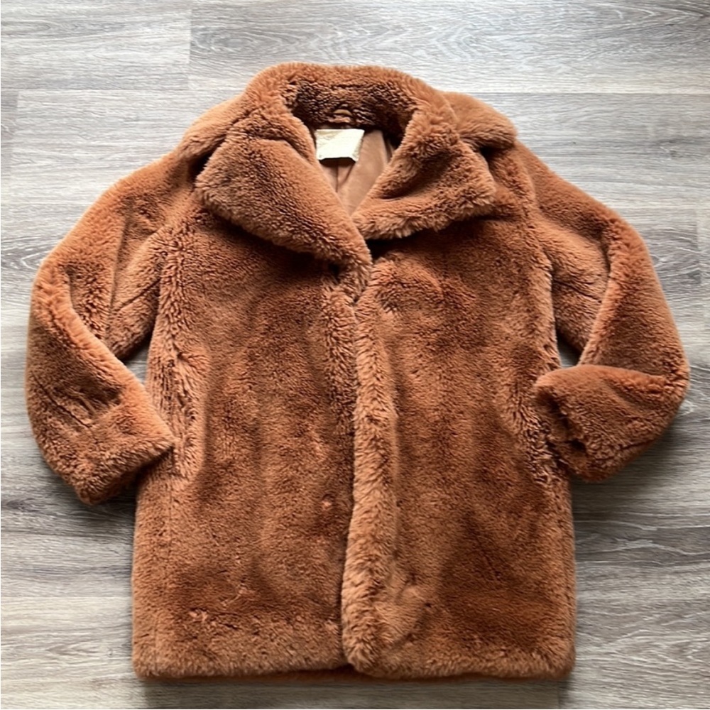 Zara faux fur mob wife jacket / coat